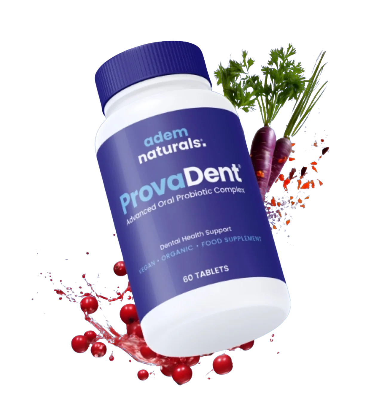 ProvaDent bottle — dentist-formulated oral probiotic supplement